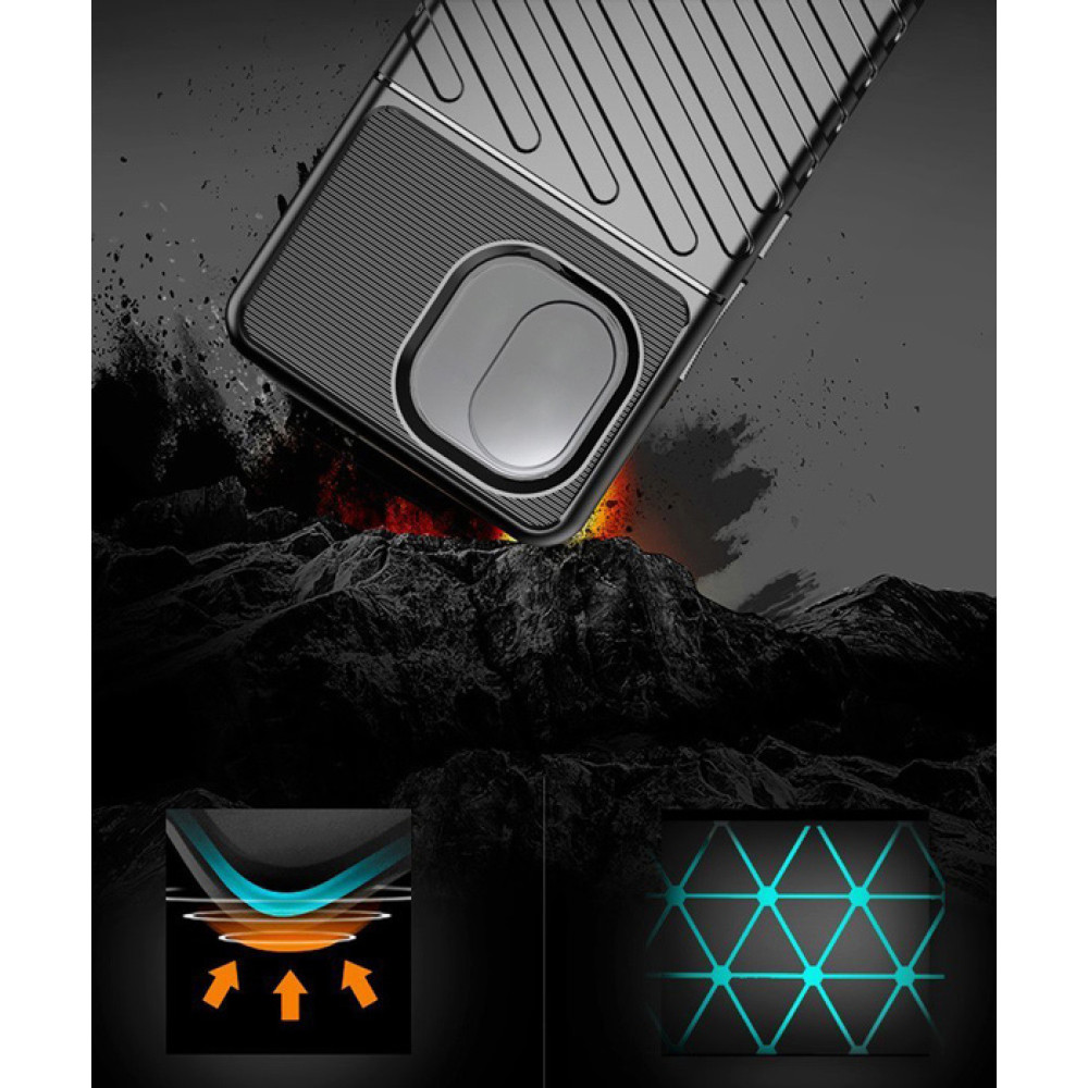 POWERTECH θήκη Thunder MOB-1997 για iPhone 16 Pro, μαύρη