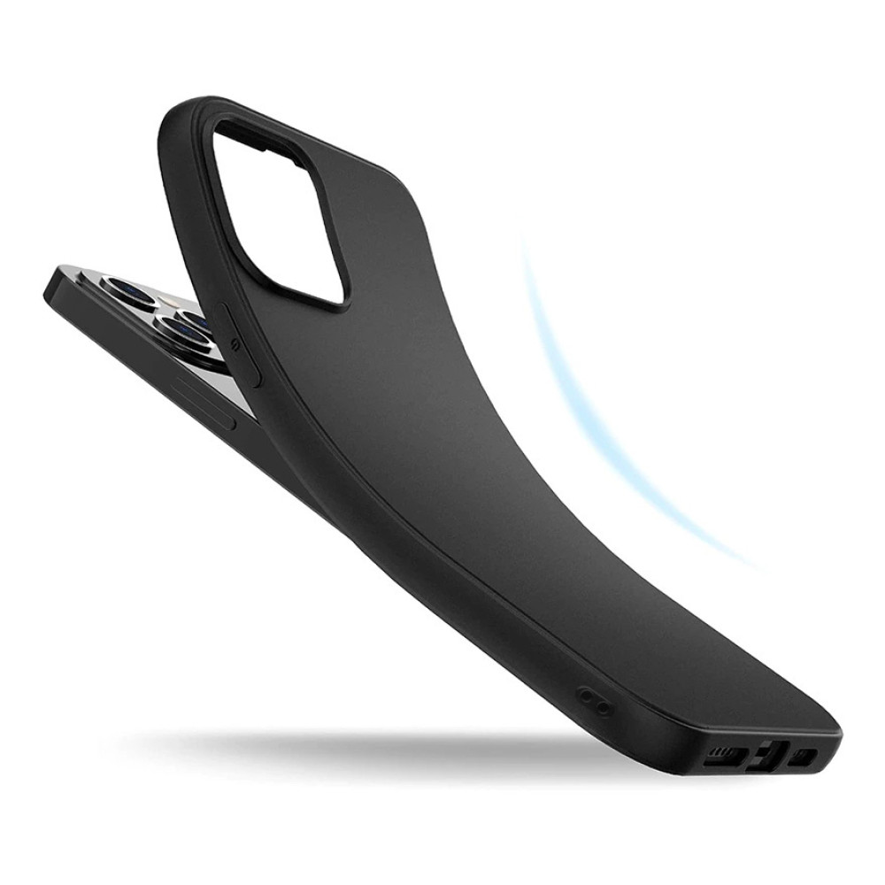 POWERTECH θήκη MATT MOB-2001 για Xiaomi Redmi Note 14 5G, μαύρη