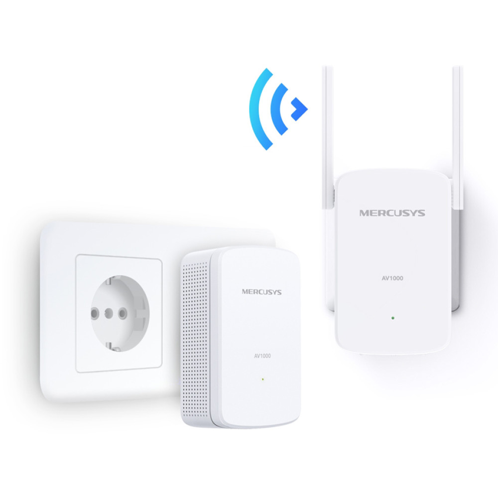 MERCUSYS Powerline Extender MP510 Kit, AV1000 Gigabit, WiFi, Ver: 1.0