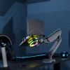 BRATECK βάση & ψύξη laptop NBH-8GL για βάση VESA, RGB, έως 17", μαύρη