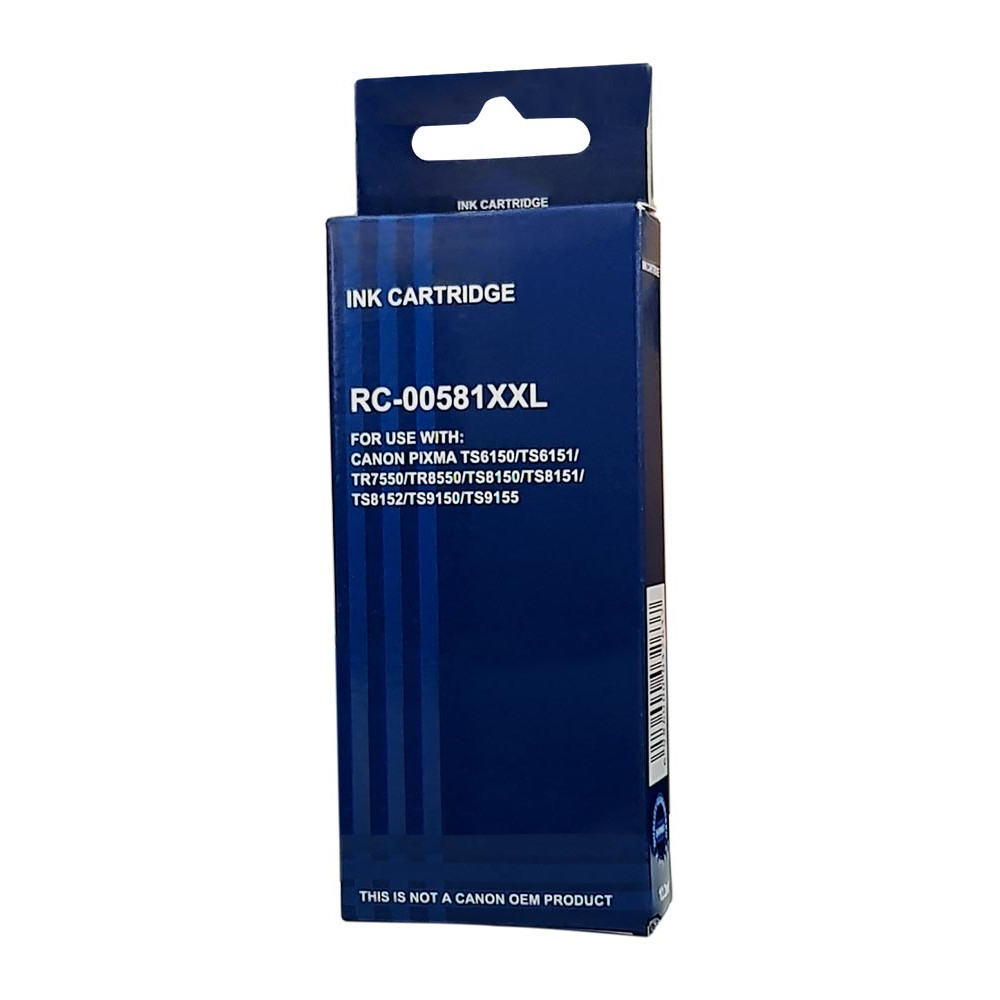 Συμβατό InkJet για Canon, 581XXL, 12.2ml, μαύρο