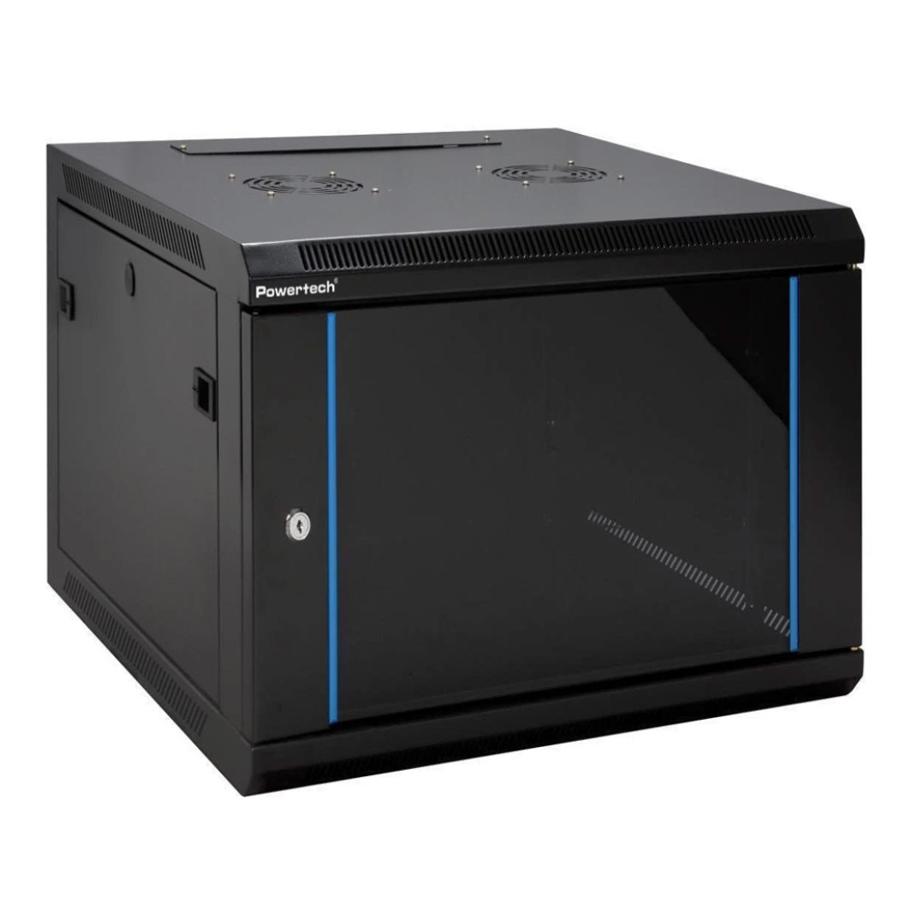 POWERTECH επιτοίχια καμπίνα rack 19" NETW-0038, 600 x 450 x 500mm, 9U