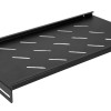 POWERTECH σταθερό ράφι για rack 19" NETW-0042, βάθος 250mm, μαύρο