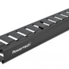 POWERTECH cable management NETW-0047 για rack 19"/1U, μεταλλικό, μαύρο