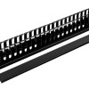 POWERTECH cable management NETW-0048 για rack 19"/1U, πλαστικό, μαύρο