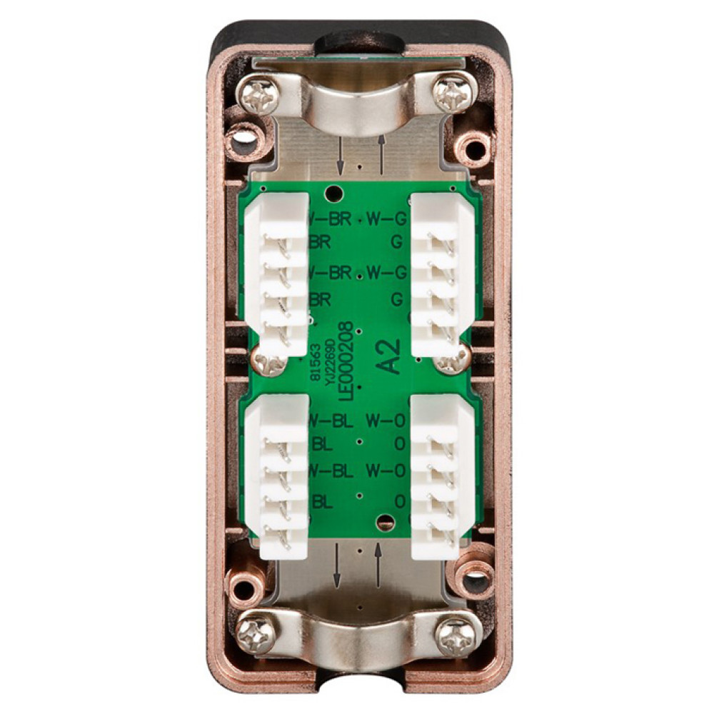 POWERTECH κυτίο σύνδεσης καλωδίων δικτύου NETW-0051, CAT 6/CAT 7, 600MHz, μαύρο