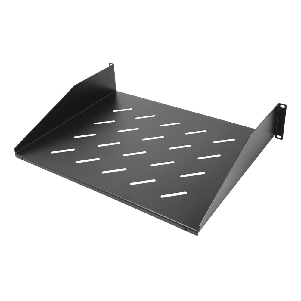 POWERTECH σταθερό ράφι για rack 19" NETW-0054, 2U, βάθος 350mm, μαύρο