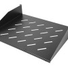 POWERTECH σταθερό ράφι για rack 19" NETW-0054, 2U, βάθος 350mm, μαύρο