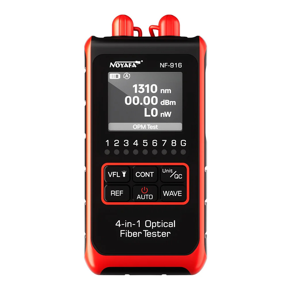 NOYAFA tester καλωδίων οπτικής ίνας NF-916, 850-1650nm, -60~8dBm