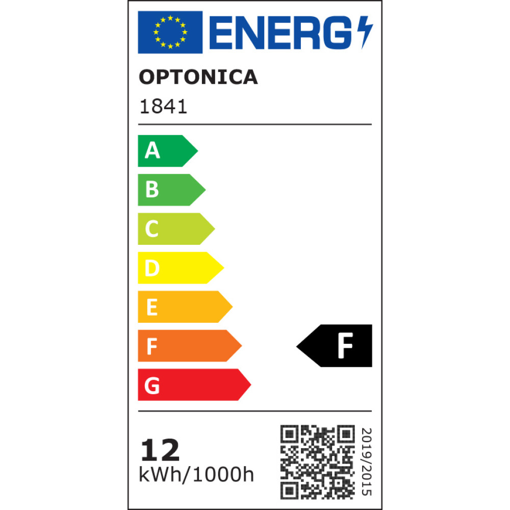 OPTONICA LED λάμπα G95 1841, 12W, 6000K, E27, 1200lm