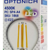 OPTONICA LED λάμπα G45 Filament 1868, 4W, 4500K, E27, 400lm