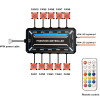 POWERTECH RGB fan controller PCF01-5C με ασύρματο χειριστήριο, 10 connectors