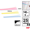 MP αυτοκόλλητα χαρτάκια σημειώσεων PN352-02, διάφανα, 140x6mm, 225τμχ