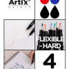 ARTIX PAINTS μαρκαδόρος σχεδίου PP928-01, μπλε/μαύρο/κόκκινο, 4τμχ
