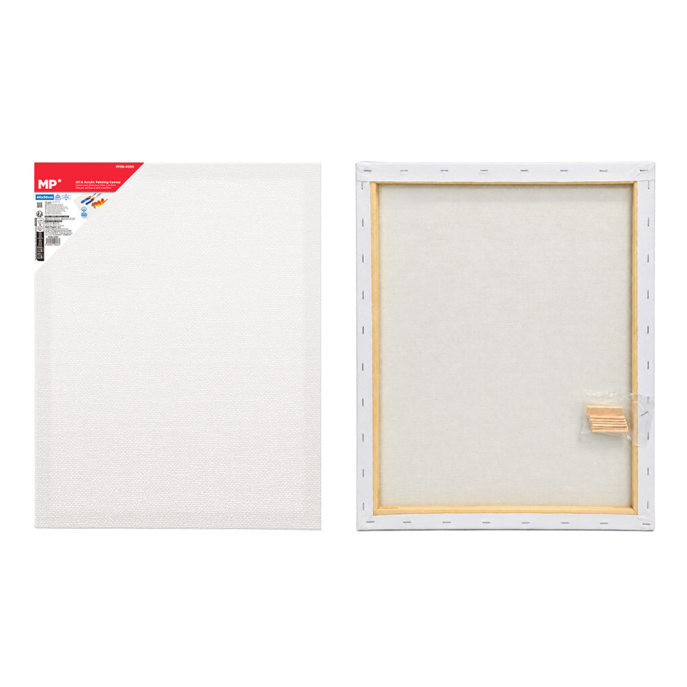 MP καμβάς τελάρο ζωγραφικής PP98-4050, 40x50cm, 280gr/m², λευκός