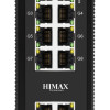 HIMAX industrial PoE switch PS1802FG-I, 8x GE PoE/2x GE/2x GF SFP θύρες, έως 1000Mbps