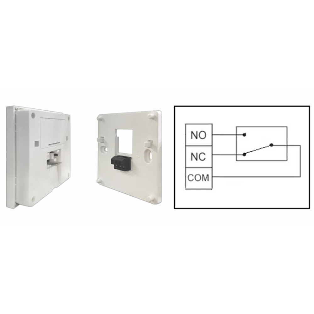 POWERTECH ψηφιακός θερμοστάτης χώρου PT-1046, αερίου, RF, λευκός