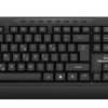 POWERTECH πληκτρολόγιο PT-1066, ενσύρματο, multimedia, EN/GR, μαύρο