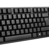 POWERTECH πληκτρολόγιο PT-1074, ενσύρματο, EN/GR, μαύρο
