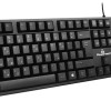 POWERTECH set ποντίκι & πληκτρολόγιο PT-1075, ενσύρματο, 1000DPI, μαύρο