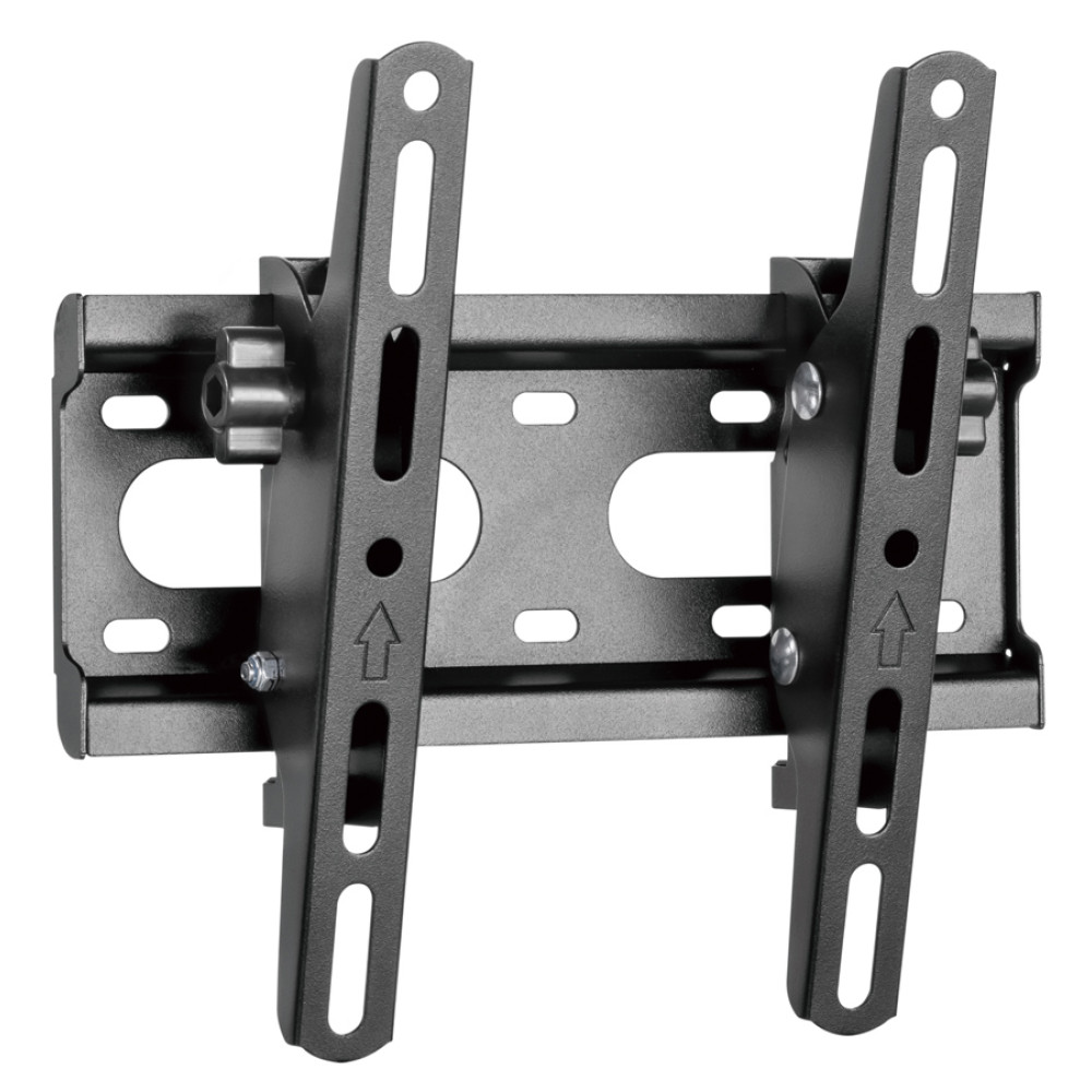 POWERTECH επιτοίχια βάση τηλεόρασης PT-1126, 23-43", έως 45kg, ρυθμιζόμενη κλίση