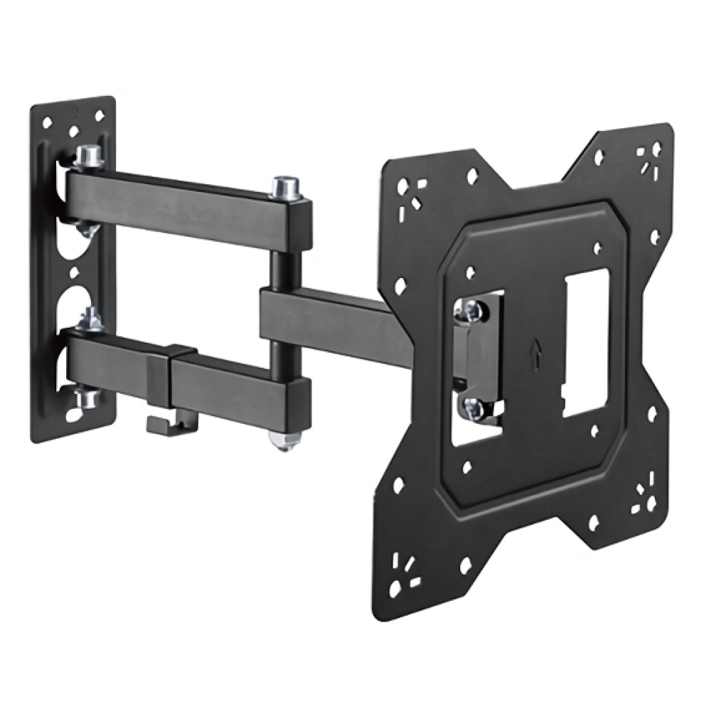 POWERTECH επιτοίχια βάση τηλεόρασης PT-1129, 23-43", έως 30kg, full motion