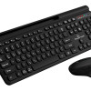 POWERTECH set ποντίκι & πληκτρολόγιο PT-1154, 2.4GHz & Bluetooth, μαύρο
