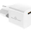 POWERTECH φορτιστής τοίχου PT-1223, USB-C, 20W, λευκός