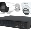 POWERTECH NVR καταγραφικό με 4 κάμερες PT-1233, 4K, 4MP, 9 κανάλια