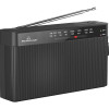POWERTECH φορητό ραδιόφωνο PT-1244 με πτυσσόμενη κεραία, μαύρο