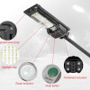 POWERTECH LED ηλιακός προβολέας PT-1269 με αισθητήρα κίνησης, 50W, 3500mA, IP65