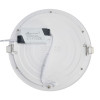 POWERTECH LED panel PT-1270 χωνευτό, 18W, Φ22cm, 4000K, 1440lm, λευκό