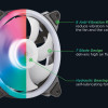 POWERTECH ανεμιστήρας PT-1284 για PC, LED RGB, 120mm, 1200RPM