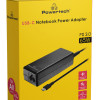 POWERTECH φορτιστής laptop PT-1319, USB-C PD 3.0, universal, 65W, μαύρος