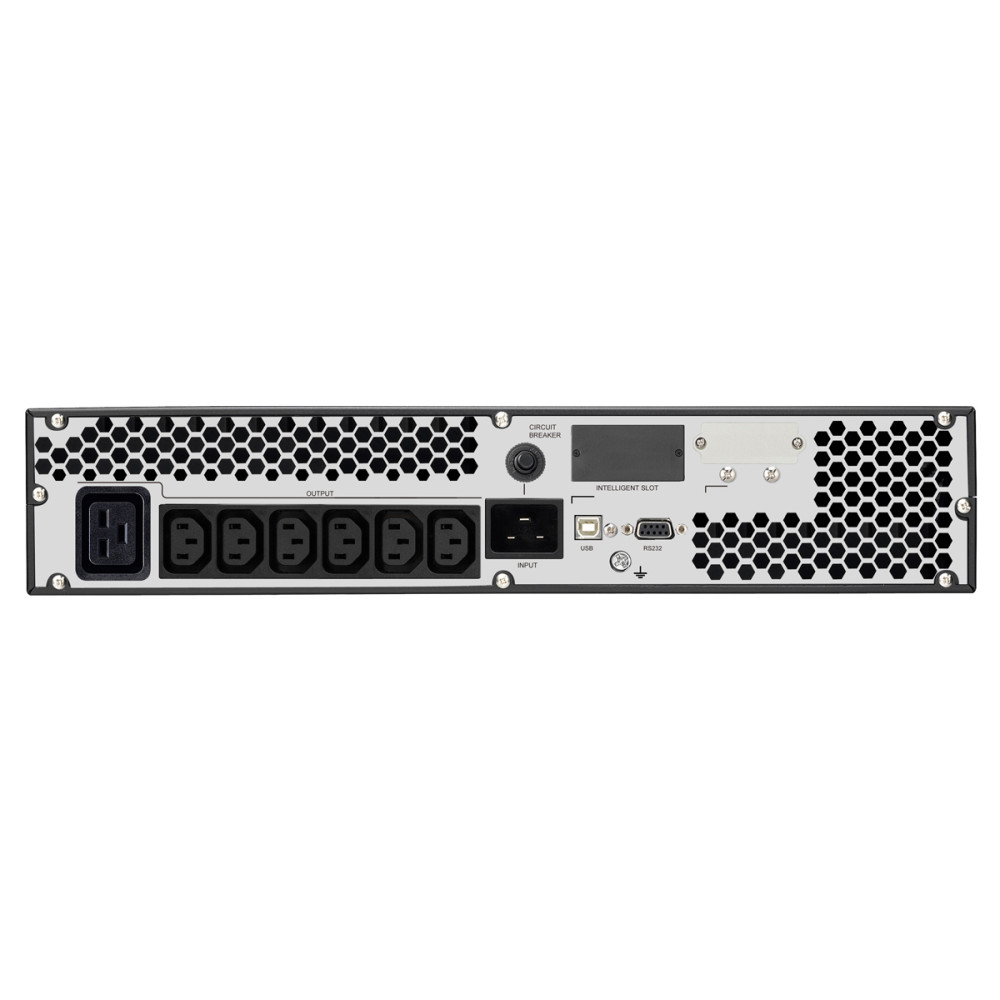 POWERTECH UPS On Line PT-1360 για rack 2U, με οθόνη, 3000VA/2700W, 7x DC output