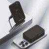 POWERTECH power bank με οθόνη PT-1416, 10000mah, magnetic wireless, 22.5W, μαύρο