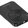 POWERTECH power bank με οθόνη PT-1416, 10000mah, magnetic wireless, 22.5W, μαύρο