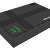 POWERTECH mini DC UPS PT-1434, 18W, 10400mAh, 3x DC, USB/LAN/POE, μαύρο