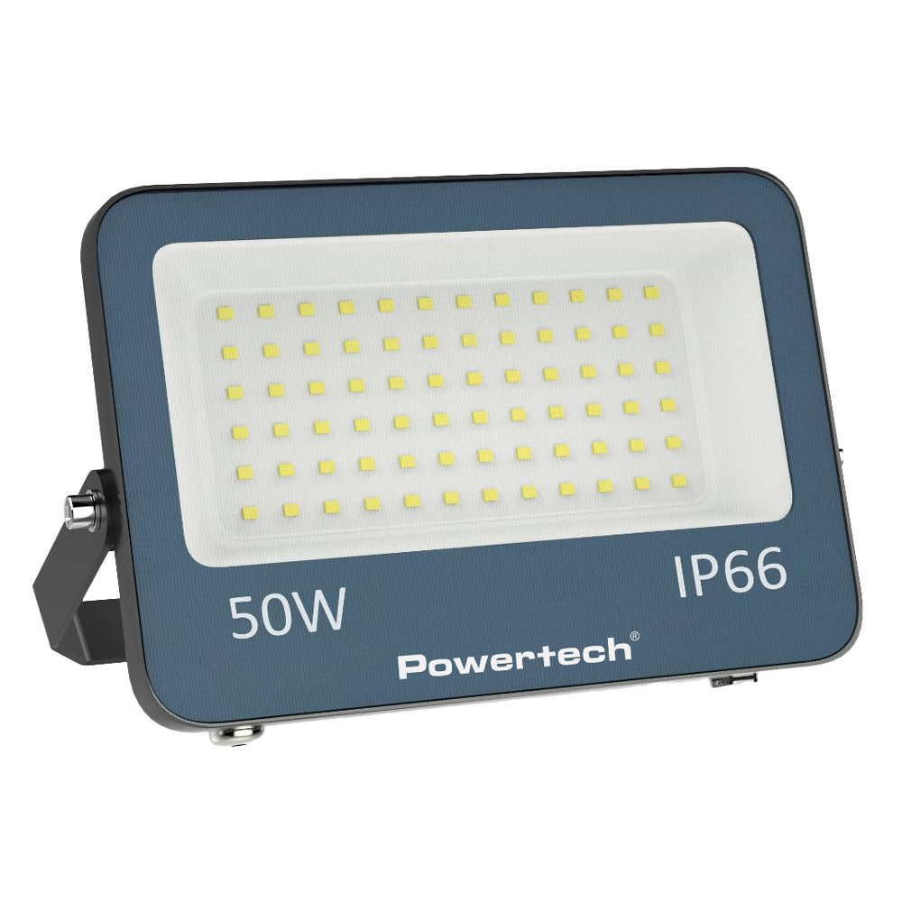 POWERTECH LED προβολέας PT-1459, 50W, 4000K, 4500lm, IP66