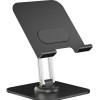 POWERTECH επιτραπέζια βάση για tablet PT-1494, περιστρεφόμενη, foldable, μαύρη