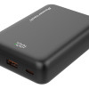 POWERTECH power bank PT-1503 με οθόνη, 20000mah, 22.5W, μαύρο