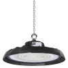 POWERTECH LED φωτιστικό καμπάνα PT-1531, 100W, 6500K, Φ30x11cm, IP65, μαύρο