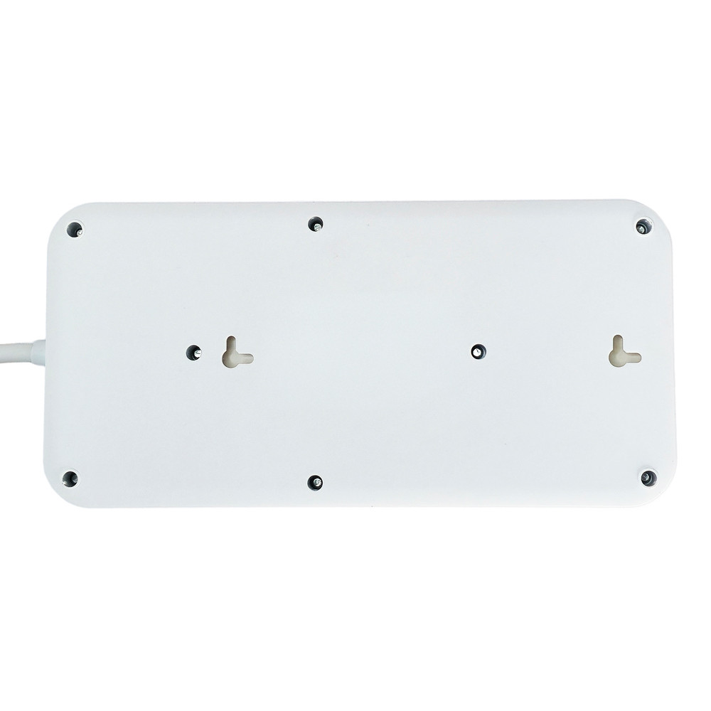 POWERTECH πολύπριζο ασφαλείας PT-1534, 8 θέσεων, 16A, 1.5m, λευκό