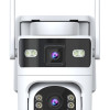 POWERTECH smart ηλιακή κάμερα PT-1547, dual lens, 4MP, 4G, PTZ, SD, IP65