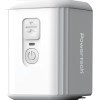 POWERTECH μίνι τρόμπα PT-1553 με φακό, 5W, επαναφορτιζόμενη, λευκή