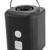 POWERTECH μίνι τρόμπα PT-1554 με φακό, 5W, επαναφορτιζόμενη, μαύρη