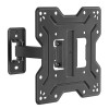 POWERTECH επιτοίχια βάση τηλεόρασης PT-1555, 23-43", έως 30kg, full motion