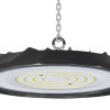 POWERTECH LED φωτιστικό καμπάνα PT-1557, 100W, 6500K, Φ30x4cm, IP65, μαύρο