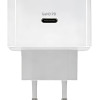 POWERTECH φορτιστής τοίχου PT-1581 με καλώδιο, USB-C, 40 έως 60W, GaN, AVS, λευκός