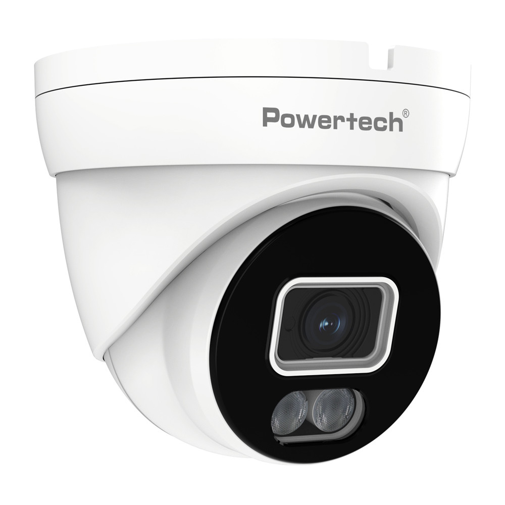 POWERTECH υβριδική κάμερα CCTV PT-1584 με μικρόφωνο & Full Color λειτουργία, 5MP, 2.8mm, IP67